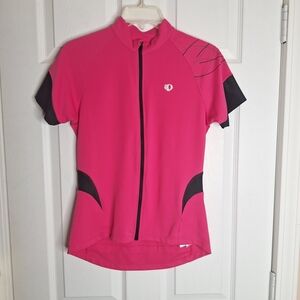 Pearl Izumi Women's Vibrant Pink Cycling Top Size Medium